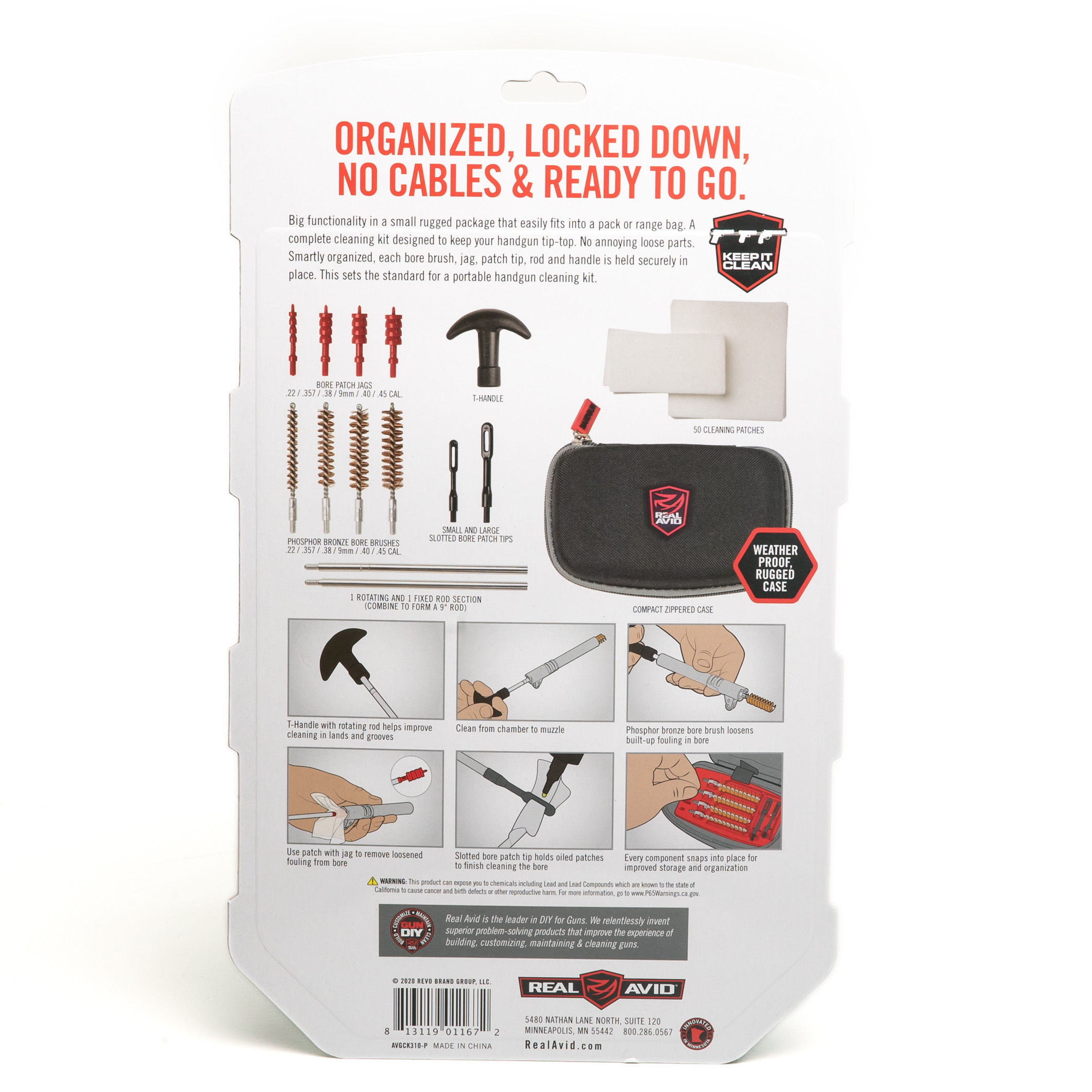 Gun Boss® Handgun Tactical Cleaning Kit - Image 2