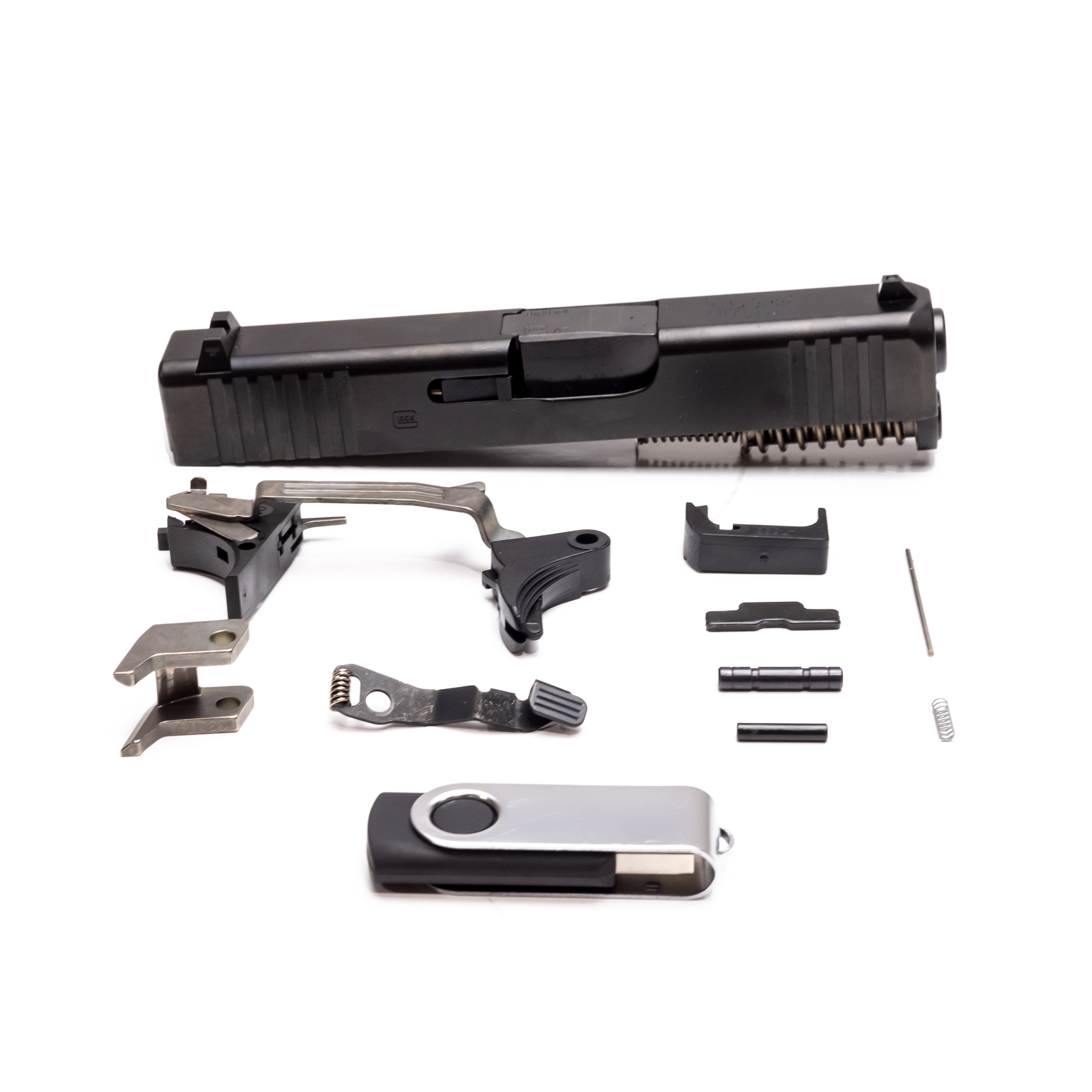 Ghost 43 3d Printed Parts Kit W/files + Rails | Glock 17 Rails Kit