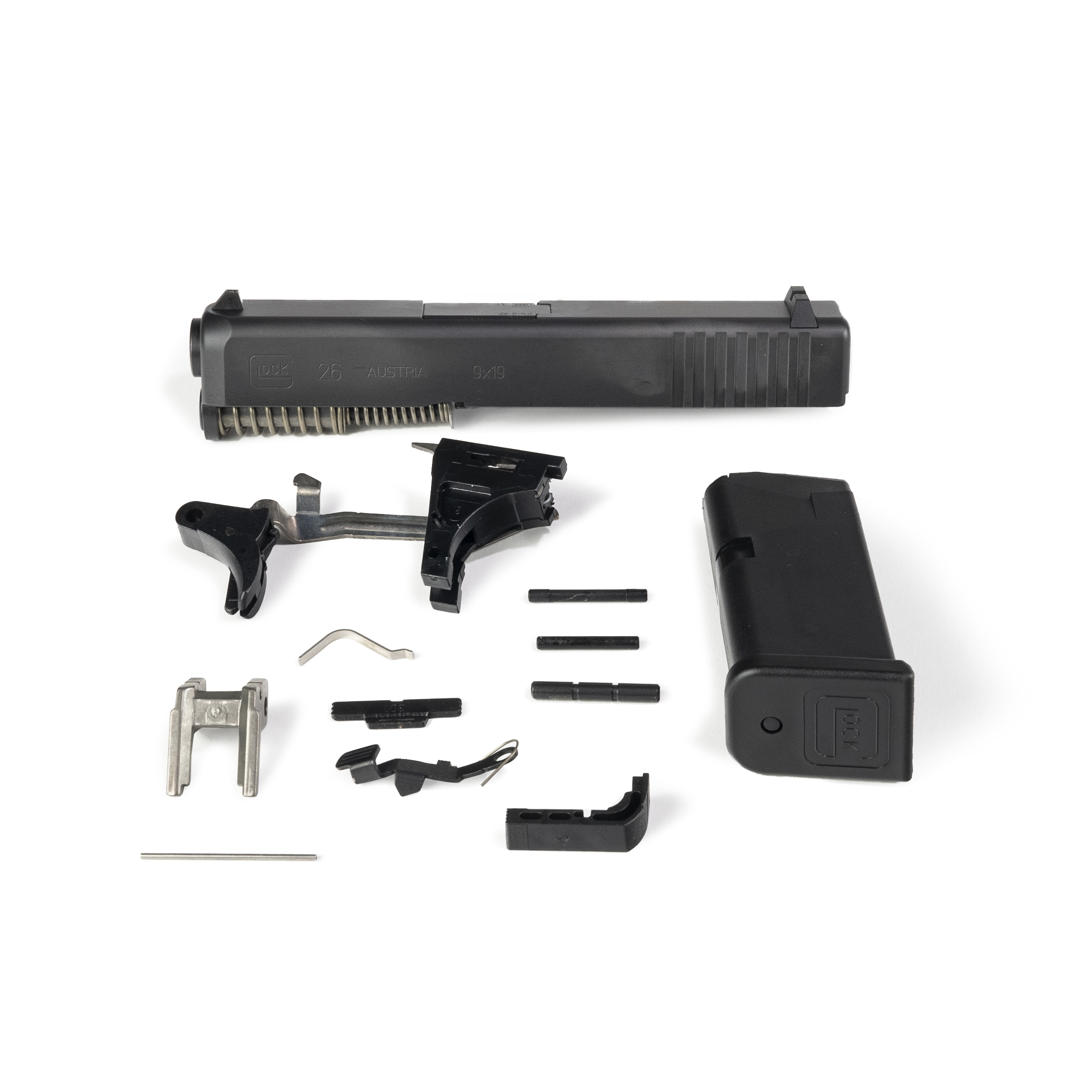 Ghost 26 Parts Kit W/black Slide | Glock 26 In Pistol Parts for sale