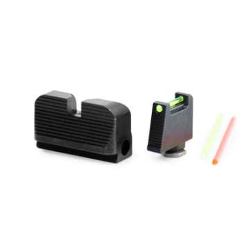 TTI Ultimate Fiber Optic Sight Set for Glock RMR Cut, Co-Witness Height