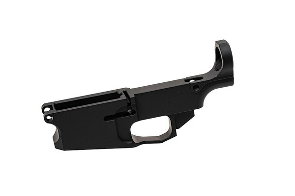 Black Anodized Billet .308 80% Lower Receiver - Blemished | 6Billet .308 80% Lower Receiver Black Anodized