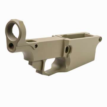 Flat Dark Earth Cerakoted Billet .308 80% Lower Receiver