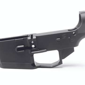 Type III Hard Anodized Billet AR-15 80% Lower Receiver – Ambi – Blemished