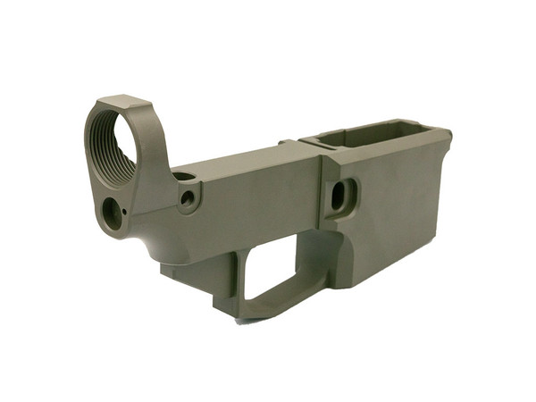 OD Green Cerakoted Billet AR-15 80% Lower Receiver - Image 3