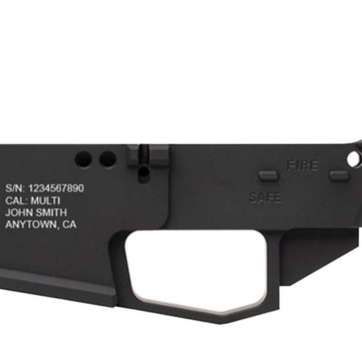 Custom Serialized 80% Lowers – AR9