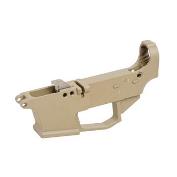 9mm AR-9 80% Lower Receiver – Glock Compatible – FDE