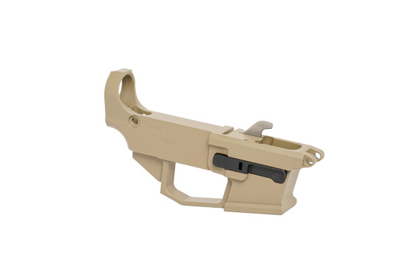 9mm AR-9 80% Lower Receiver - Glock Compatible - FDE - Image 3