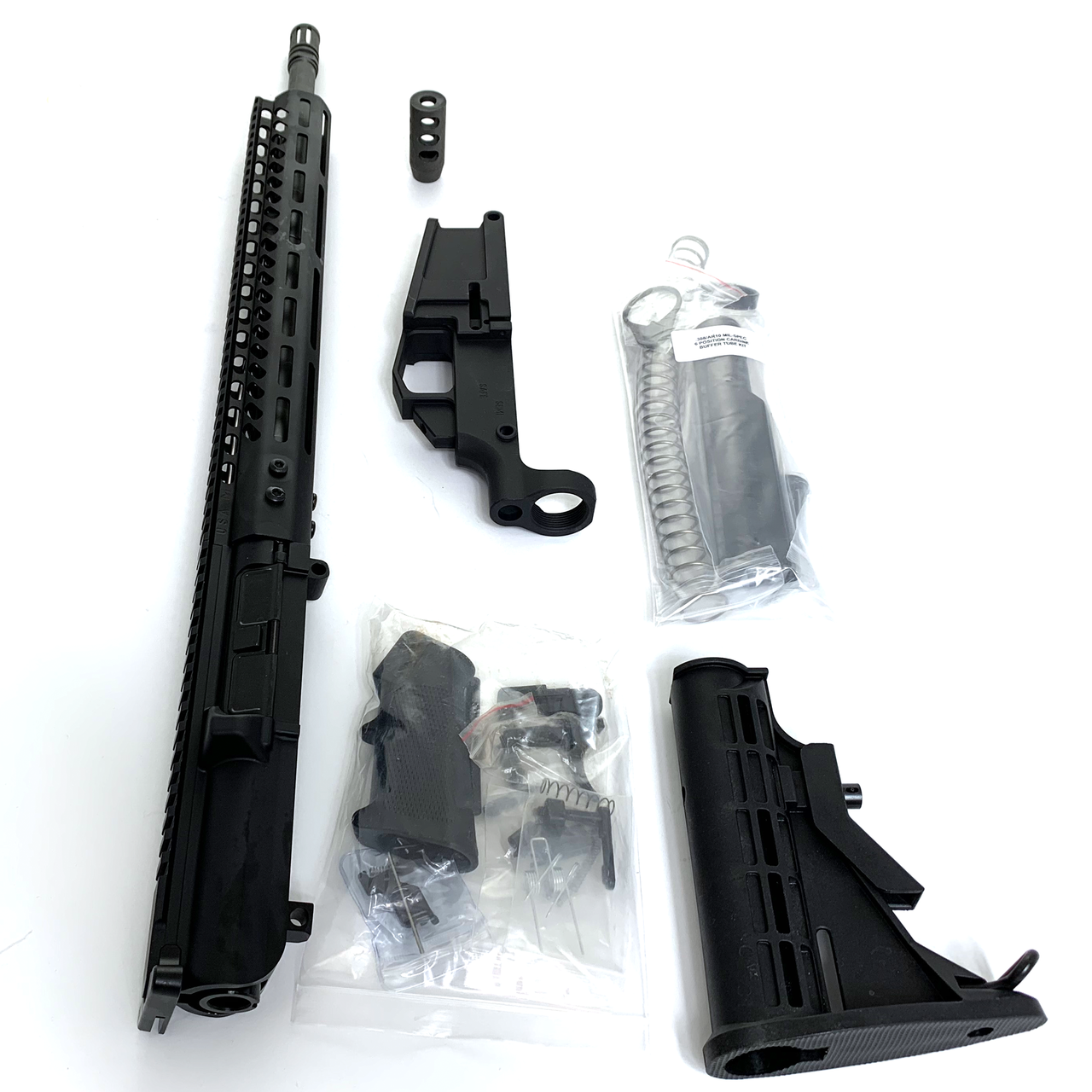 Complete 18" AR .308 80% Build Kit | .308 AR Build Kits For Sale