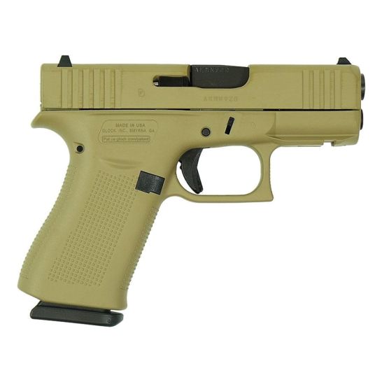 Glock G43X FDE Subcompact 9mm 3.41" 10rds, Flat Dark Earth | Buy Glock G43X FDE Subcompact 9mm 3.41" 10rds, Flat Dark Earth