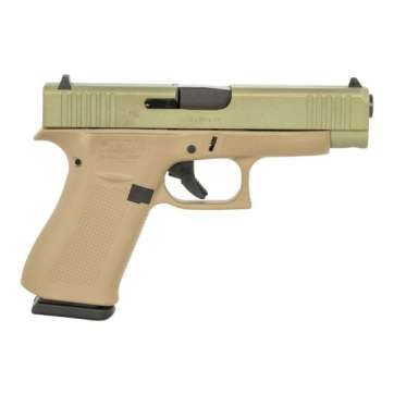 Glock G48 9mm 4.17″ 10rd Pistol, Coyote Tan