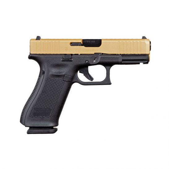 Glock 45 9mm Pistol, Gold Slide - ACG-57035 | Buy Glock 45 9mm Pistol, Gold Slide - ACG-57035 | Order Glock 45 9mm Pistol, Gold Slide - ACG-57035