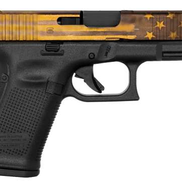 Glock G19 Gen5 4″ 9mm 15rd Pistol Bronze Battle Flag Slide – PA195S203BRBF