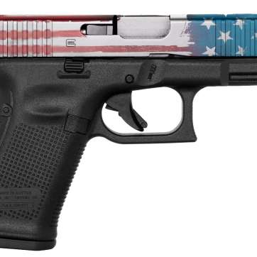 Glock G19 Gen5 4″ 9mm 15rd Pistol American Flag Slide – PA195S203RWB