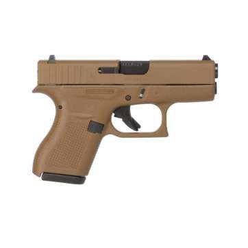 Glock G42 G3 .380 ACP 3.25″ 6rd Pistol, Flat Dark Earth