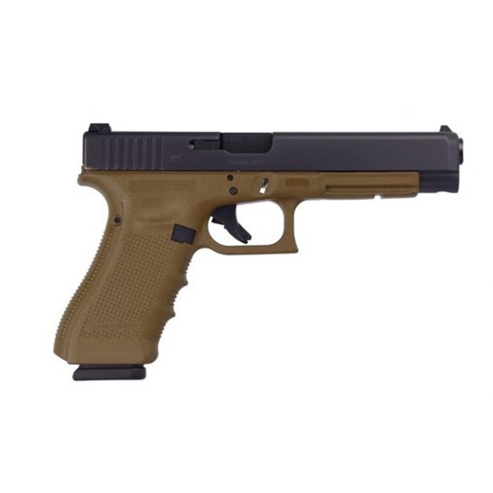 Glock 35 Gen 4 .40 S&W 5.31" 15 Round Pistol, Flat Dark Earth - PG3530103D | Buy Glock 35 Gen 4 .40 S&W 5.31" 15 Round Pistol, Flat Dark Earth - PG3530103D