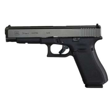 Glock 34 MOS Gen5 9mm Pistol, Black – PA3430103MOS