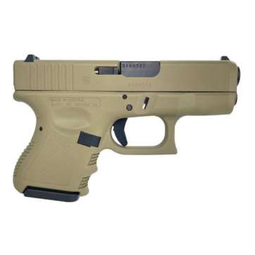 Glock G27 Gen 3 Custom FDE Subcompact .40 S&W 3.43″ 9rds, Flat Dark Earth