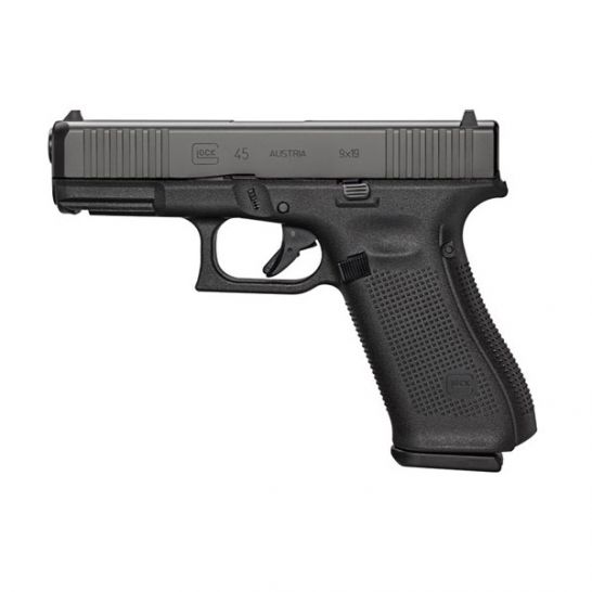 Glock 45 MOS Gen 5 10 Round 9mm Pistol, Black - PA455S201MOS | Buy Glock 45 MOS Gen 5 10 Round 9mm Pistol, Black - PA455S201MOS