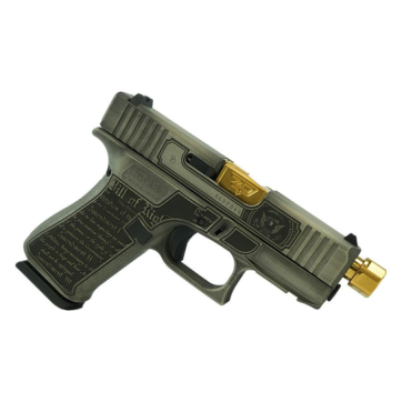 Glock 43X 9mm 3.9″ Trump Gold Barrel 10rd Pistol w/ Front Rails – UX4350201FRTGB