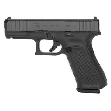Glock 45 M.O.S. 9mm Pistol, 4.02″ Barrel, Fixed Sights, Black – G4517MOSAUT