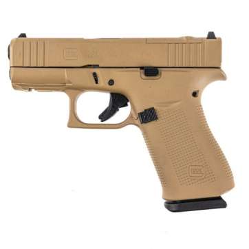Glock 43X MOS Optics Ready 9mm Pistol, Flat Dark Earth – PX4350201FRMOSFDE