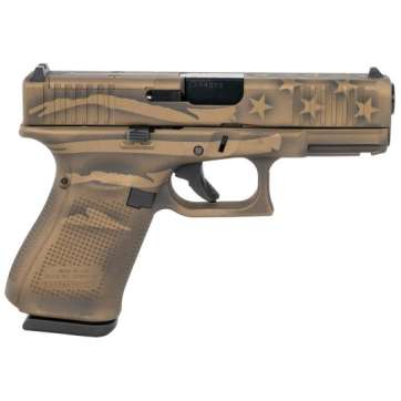 Glock 23 Gen 5 MOS .40 S&W Battle Worn Flag Cerakote Handgun – UA235S204MOSBBBWFLAG