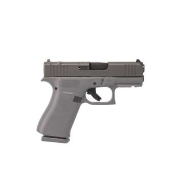 Glock G43X 9MM 3.39″ MOS Rail, Gray – GLUX4350201RMGF