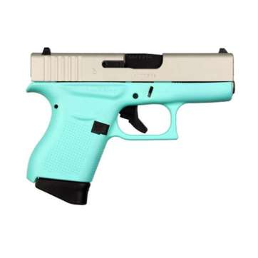 Glock 43 Subcompact 9mm Pistol, Robin’s Egg Blue – ACG-00815