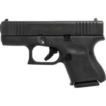 Glock 27 .40 S&W Pistol, 3.43″ Barrel, Fixed Sights, Black – G275AUT