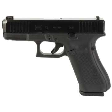 Glock 45 9mm Pistol, 4.02″ Barrel, Night Sights, Black – PA455S301UC