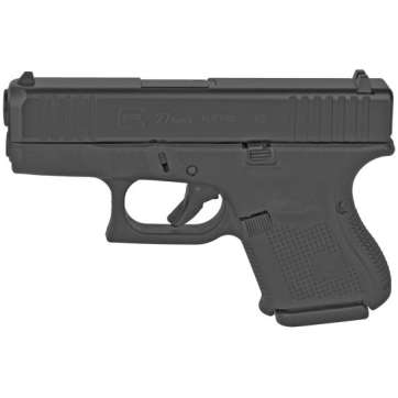 Glock 27 .40 S&W Pistol, 3.43″ Barrel, Fixed Sights, Black – G27AUT