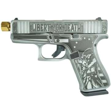 Glock G43X Liberty or Death Subcompact 9mm 3.90″ 10rds
