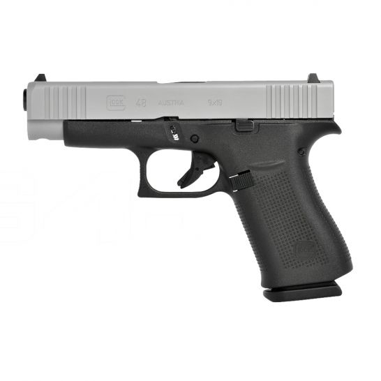 Glock 48 9mm Compact Pistol with Glock Night Sights, Two Tone - PA485SL701 | Buy Glock 48 9mm Compact Pistol with Glock Night Sights, Two Tone - PA485SL701