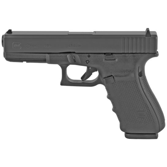 Glock 21 .45 ACP Pistol, 4.61" Barrel, Fixed Sights, Black - G21413US | Buy Glock 21 .45 ACP Pistol, 4.61" Barrel, Fixed Sights, Black - G21413US