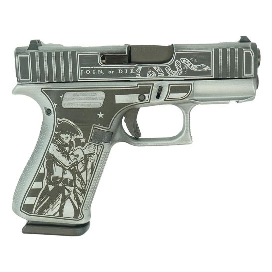 Glock G43X Liberty or Death Subcompact 9mm 3.41" 10rds, Gray | Buy Glock G43X Liberty or Death Subcompact 9mm 3.41" 10rds, Gray