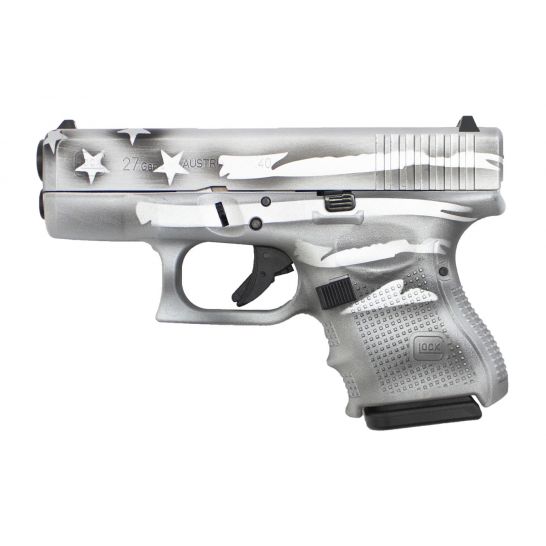 Glock G27 Gen 4 .40 S&W Pistol Sub Comp., Battleship Gray Distr Flag - PG2750204 | Buy Glock G27 Gen 4 .40 S&W Pistol Sub Comp., Battleship Gray Distr Flag - PG2750204