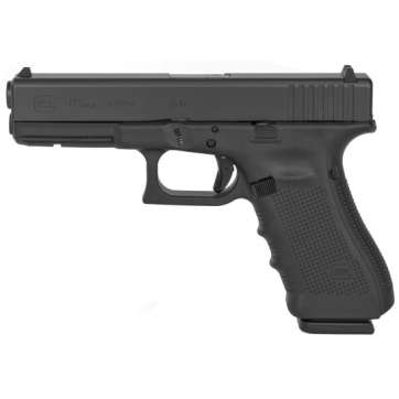 Glock 17 9mm Pistol, 4.48″ Barrel, Fixed Night Sights, Black – PR17501