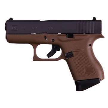 Glock G43 Gen3 9mm Pistol, 6+1 RD, Flat Dark Earth – UI4350201DE