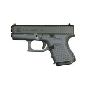 Glock 27 Gen 4 Subcompact .40 S&W 3.42″ 9 Round Pistol, Gray – PG2750201GF