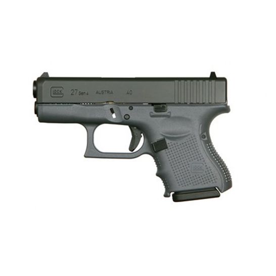 Glock 27 Gen 4 Subcompact .40 S&W 3.42" 9 Round Pistol, Gray - PG2750201GF | Buy Glock 27 Gen 4 Subcompact .40 S&W 3.42" 9 Round Pistol, Gray - PG2750201GF