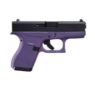Glock 42 Semi Automatic .380 ACP Pistol, Purple/Black – ACG-00855