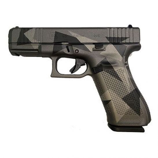 Glock 45 FS 9mm Pistol, Gray Splinter - PA455S203GS | Buy Glock 45 FS 9mm Pistol, Gray Splinter - PA455S203GS