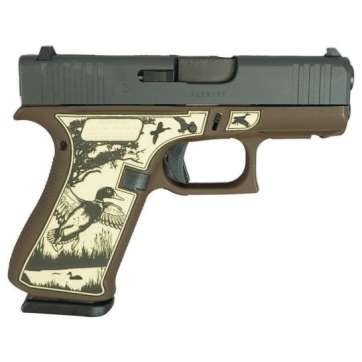 Glock G43X Custom Mallard Brown Subcompact 9mm 3.41″ 10rds, Mallard Brown
