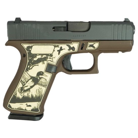 Glock G43X Custom Mallard Brown Subcompact 9mm 3.41" 10rds, Mallard Brown | Buy Glock G43X Custom Mallard Brown Subcompact 9mm 3.41" 10rds, Mallard Brown