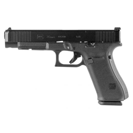 Glock 34 Gen 5 FS MOS 10 Round 9mm Pistol, Black - PA343S101MOS | Buy Glock 34 Gen 5 FS MOS 10 Round 9mm Pistol, Black - PA343S101MOS