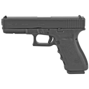 Glock 21SF .45 ACP Pistol, 4.61″ Barrel, Fixed Sights, Black – G21SF13AUT