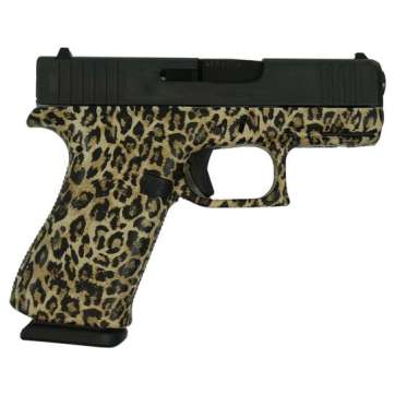 Glock G43X Leopard Print Subcompact 9mm 3.41″ 10rds, Leopard Print