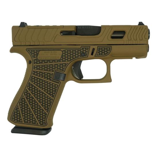 Glock G43X Jimbo Ripple Stippled Subcompact 9mm 3.41" 10rds, Flat Dark Earth | Buy Glock G43X Jimbo Ripple Stippled Subcompact 9mm 3.41" 10rds, Flat Dark Earth