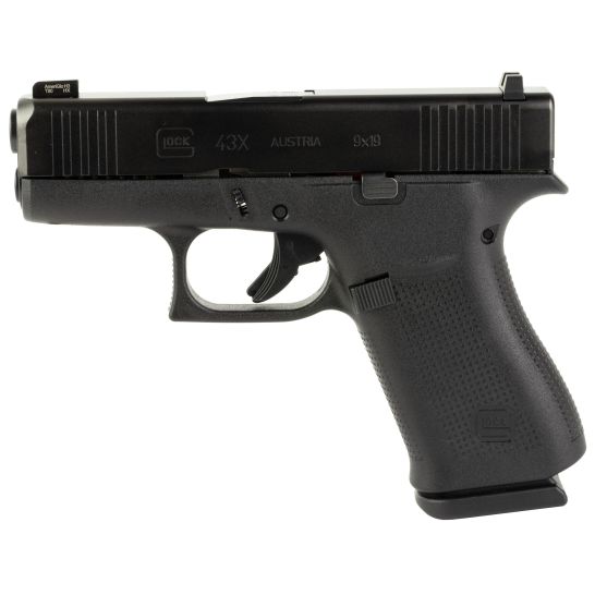 Glock 43X 9mm Pistol, 3.41" Barrel, Night Sights, Black - PX4350301UC | Buy Glock 43X 9mm Pistol, 3.41" Barrel, Night Sights, Black - PX4350301UC