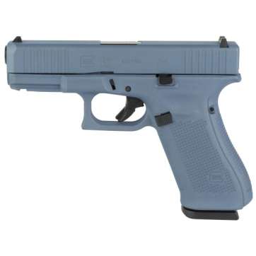 Glock 45 9mm Pistol, 4.02″ Barrel, Fixed Sights, Blue Titanium – PA455S204BT